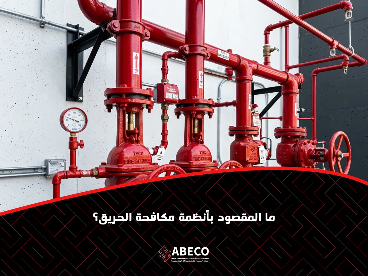 المقصود بأنظمة مكافحة الحريق