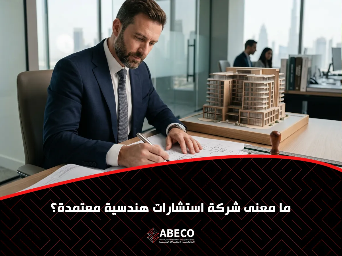 معنى شركة استشارات هندسية معتمدة