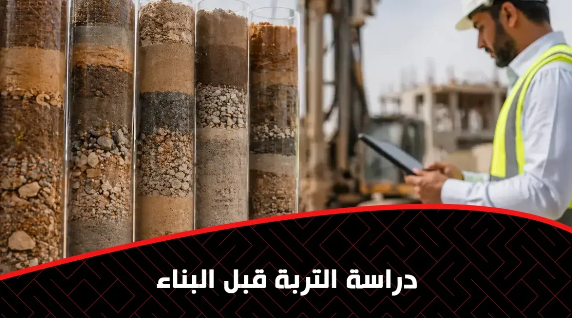 دراسة التربة قبل البناء